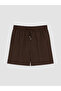 Lcw Vision Brown Women's Elastic Waist Shorts - 5