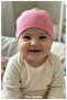 100% Cotton Double Layer Combed Cotton Beanie for Baby Girls (0-18 Months) - 2