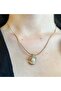 Sea Shell Pearl Steel Necklace - 2