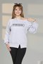 Women's Gray Casual Boat Neck Raglan Sleeve Relaxed Fit Sweatshirt