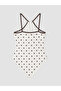 Nevavm Polka Dot Girl's Swimsuit with Difference