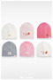 100% Cotton Double Layer Combed Cotton Beret for Girls (1-4 Years) - 3
