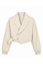 Women's Stone Belt Detailed Crop Jacket