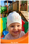 100% Cotton Double Layer Combed Cotton Beret for Girls (1-4 Years) - 4