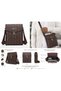 Men's Crossbody Bag for Men, Brown Shoulder Bag with Adjustable Strap, Casual Messenger Bag, Compact Sling Bag for Travel, Work, Office, Shopping & Everyday Use - 3