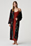Patterned Dressing Gown Set - 5