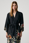 Patterned Robe and Nightgown with Lace Details - 3