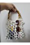 Sequin Beach Bag Women's Handbag Summer Mesh Bag - 4