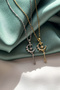 Crescent and Star Figured Dangle Necklace - 3