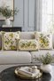 Botanical Bird Lemon 3-Piece Throw Pillow Cover - 2