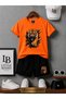 Unisex Top and Bottom Set (Tiger)