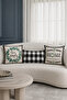 Plaid Home Themed 3-Piece Decorative Throw Pillow Cover