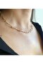 Xuping Wavy Chooker Gold Necklace - 5