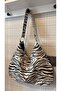 Zebra Pattern / Zebra Pattern Shoulder Bag (28*49) - 3
