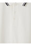 Esvab • Modern & Distinctive Devrik Roba Collar Textured Men's T-Shirt - 7