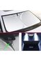 Baiajaz Car Front Windshield Sunshade Sun Visor Protector for Pajero V80 V93 V95 V97 V98 2007-2021 C - 3