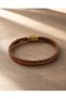 Armilla Heritage Braided Leather Men's Bracelet – Brown, with Special Gift Box - 2