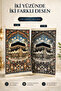 Kaaba Patterned Double-Sided Velvet Prayer Rug with Bag 120X80 cm – Silky Shiny, 2 Different Patterns - 3