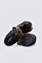 Genuine Leather Fur Navy Blue Leather Navy Blue Floter Men's Sports Boots 856Kma737 - 3