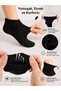 100% Cotton Children's Socks Boys-Girls Matching Solid Color Economic Package Back to School 6 Pairs - 2