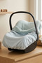 Muslin Stroller Cover and Blanket Set, Baby Stroller Set, 100% Cotton