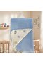 Muslin Cover Pique Blanket 1 Month, 12 Months Blue