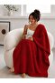Tri̇ko Wool Knitted Tv Blanket-Sofa Shawl-Shoulder Shawl-Knee Blanket