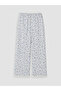 Lcw Kids Ecru Floral Girls' Blouse and Pants - 8