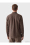 Southblue Brown Regular Fit 100% Linen Men's Shirt - 4