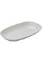6 Pieces White Melamine Boat Plate 33X20Cm Large Size Salad Plate Affordable Oval Plate for Daily Use - 4