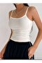 Women's 2Li White Black Rope Strap Camisole Undershirt 2Li Women's Undershirt Camisole Sports Undershirt 2026 - 3