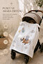 Washed 100% Cotton Muslin Baby Blanket Multi-Purpose Cover 120X120 cm - 5