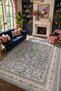 Decorative Carpet Non-Slip Base Stain-Resistant Washable Rug Custom Size Living Room Carpet 5007