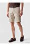 Nevavm Regular Fit Belted Men's Shorts with Difference