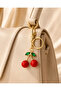 Cherry figured gold bag charm - 3