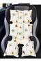 Baby and Child Stroller and Car Seat Cushion – Patterned Comfortable Car Seat Cushion – Soft Support Cushion