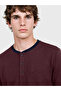 Burgundy Men's Shorts Pajama Set - 3