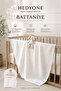 Washed 100% Cotton Muslin Baby Blanket Multi-Purpose Cover 120X120 cm - 2