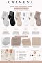 Women's 6 Pairs Cute Figure Teddy Patterned Stoned Seamless Daily Booties Socks - 2