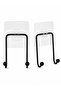 Practical Bathroom Organization Set 2 Roll Paper Holders 2 Towel Hangers - 2