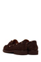 Women's Brown Lace-Up Suede Leather Casual Shoes Af220007Ds - 6