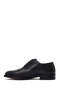 Men's Black Laced Leather Classic Shoes Wm750035Dv - 3
