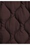 Regular Fit Hooded Zippered Lined Water Resistant Women's Brown Coat - 6