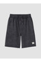 Xside Anthracite Loose Fit Men's Shorts - 5