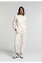 Regular Fit Mid Waist Straight Women's Stone Sweatpants - 3