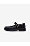 Smooth Tracks Big Girl's Black School Shoes 319208L Bbk - 2