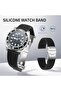 Silicone Watch Band Replacement, Waterproof Rubber Watch Strap with Striped Pattern - 16mm, 18mm, 20mm, 22mm, 24mm - 2