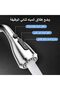 صنبور مطبخ فاخر قابل للسحب لاسفل مطلي بالكروم مع راس رش مزدوج الوظيفة وتصميم قوس عالي لاحواض الستانل - 3