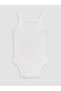 Esvab • Modern & Distinctive Baby Girl Snap-On Bodysuit with Straps, 3-Piece Set - 3