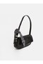 Esvab • Modern & Distinctive Leather-Look Women's Shoulder Bag with Scarf Detail - 2
